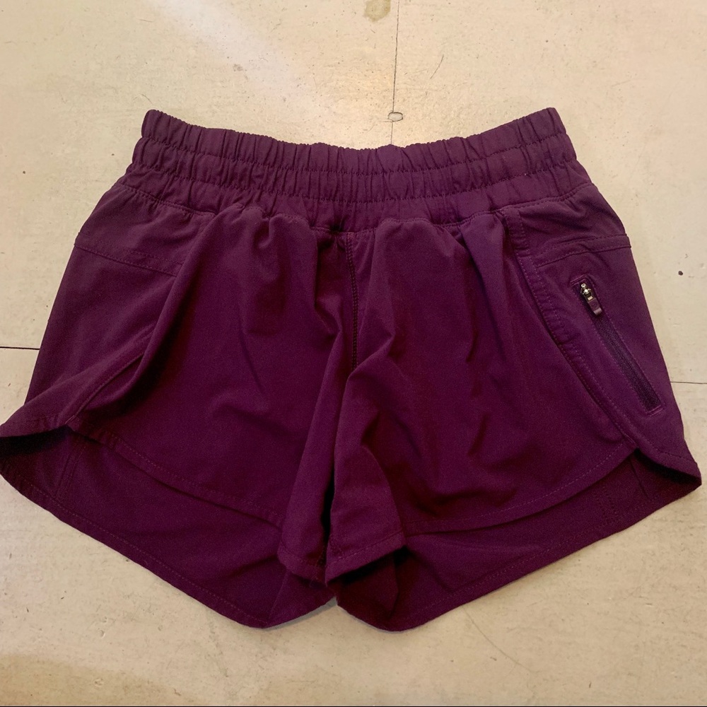 Deep Purple Lululemon Tracker Shorts